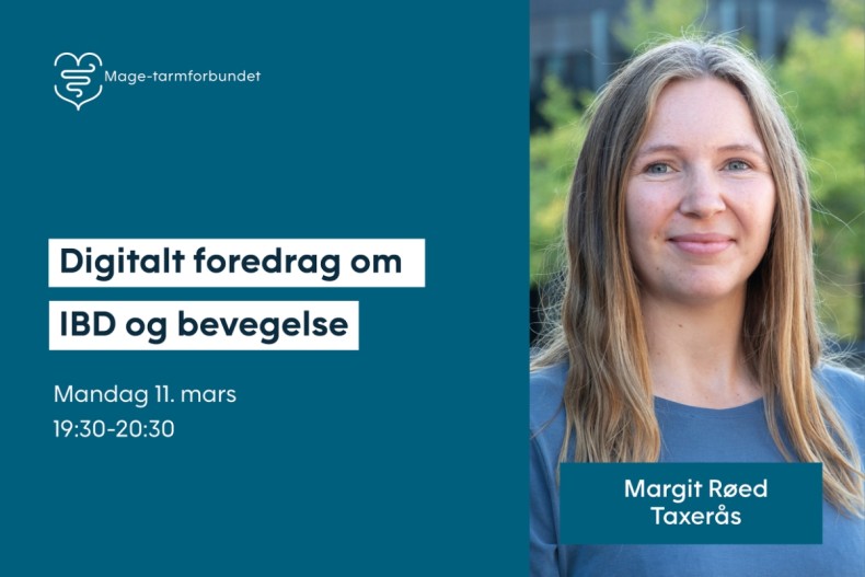 Bli med på digitalt foredrag «IBD og betydningen av å være i bevegelse»