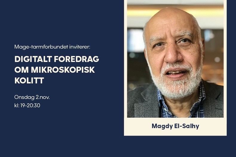 Bli med på digitalt foredrag om Mikroskopisk Kolitt