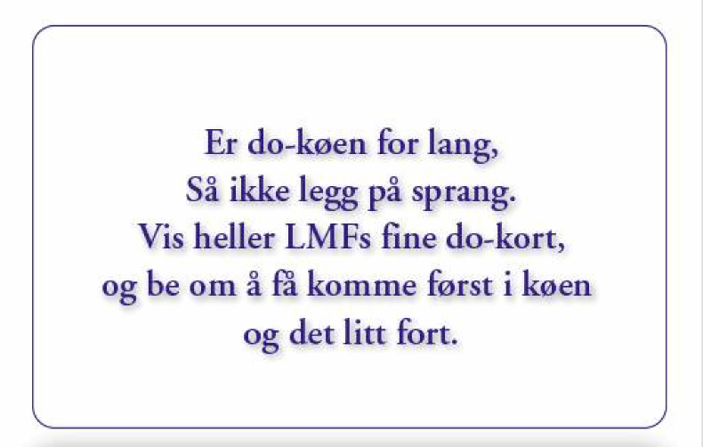IBD eller IBS? Ikke glem LMFs dokort på reise IBD eller IBS? Ikke glem LMFs dokort på reise